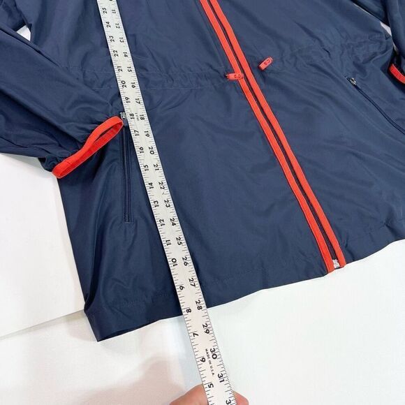 J. Jill Fit Jacket Womens Extra Large Blue & Red Water Repellent Full-Zip - Picture 5 of 9